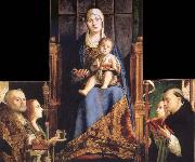 Madonna with SS Nicholas of Bari,Anastasia Antonello da Messina